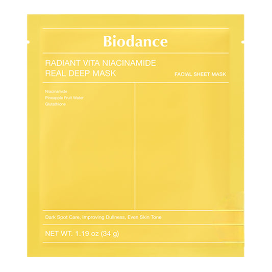 Biodance Radiant Vita Niacinamide Real Deep Mask – 1 stk.
