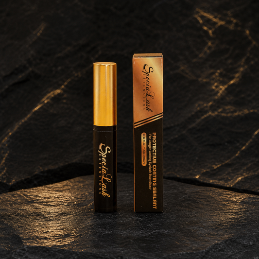 SpeciaLash glært sealant-gel 10 ml á svörtum hraungrunni